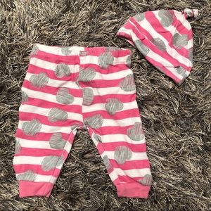 mini x B Pants & Hat set